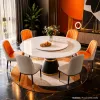 Modern and simple solid wood dining room set, multi-functional dining table and chair set, home dining room furniture set details Picture